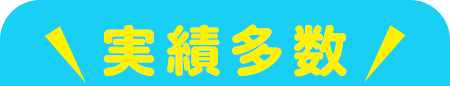 実績多数